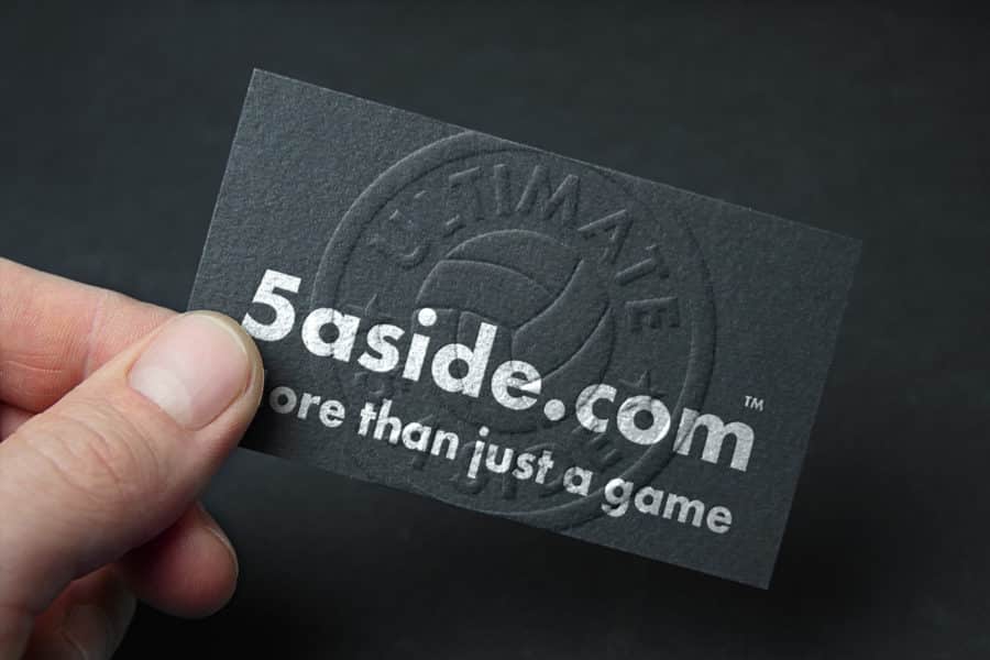 5aside-Embossed-Business-Card